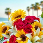 Discover stunning Huntington Beach flowers in vibrant bouquet arrangements.