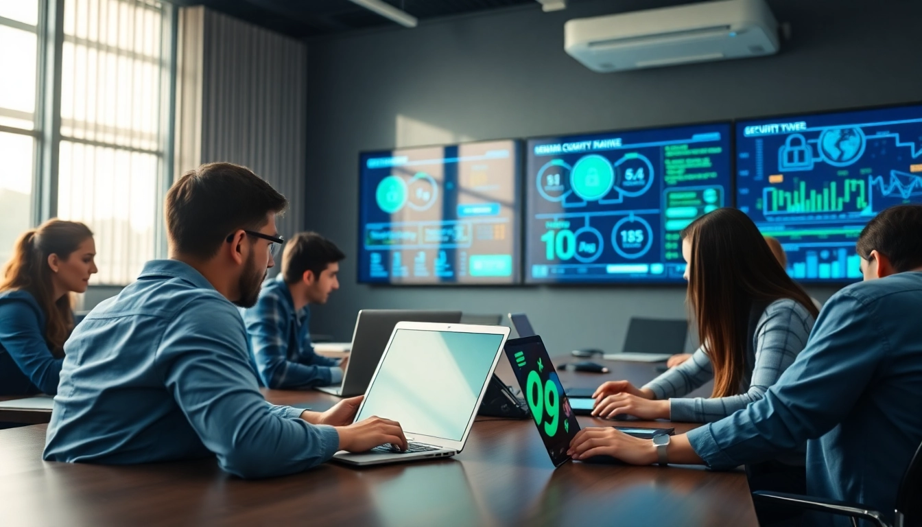 Enhance your skills with hands-on cyber security courses in a collaborative classroom setting.