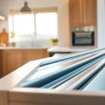 Showcasing a Metal Drawer System in a stylish kitchen drawer adorned with modern design elements.