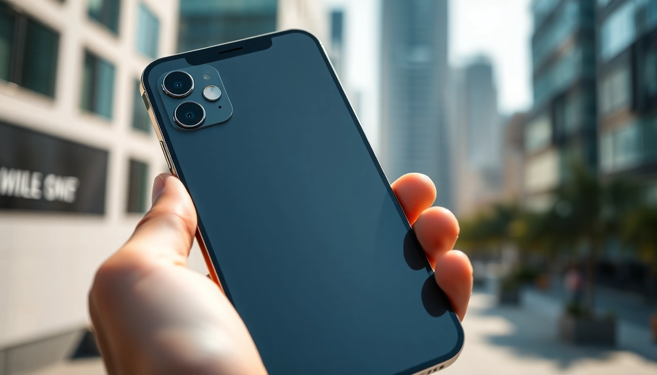 View the sleek iPhone 16 Pro Max in hand, perfect for those looking to buy iphone 16 pro max today.
