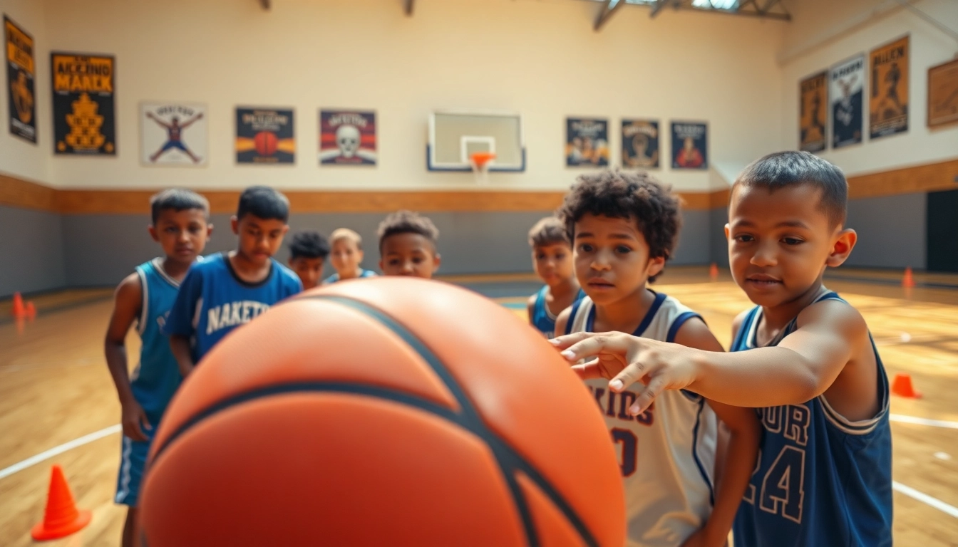 Train at Takeover Basketball Academy with young athletes improving their skills on the court.