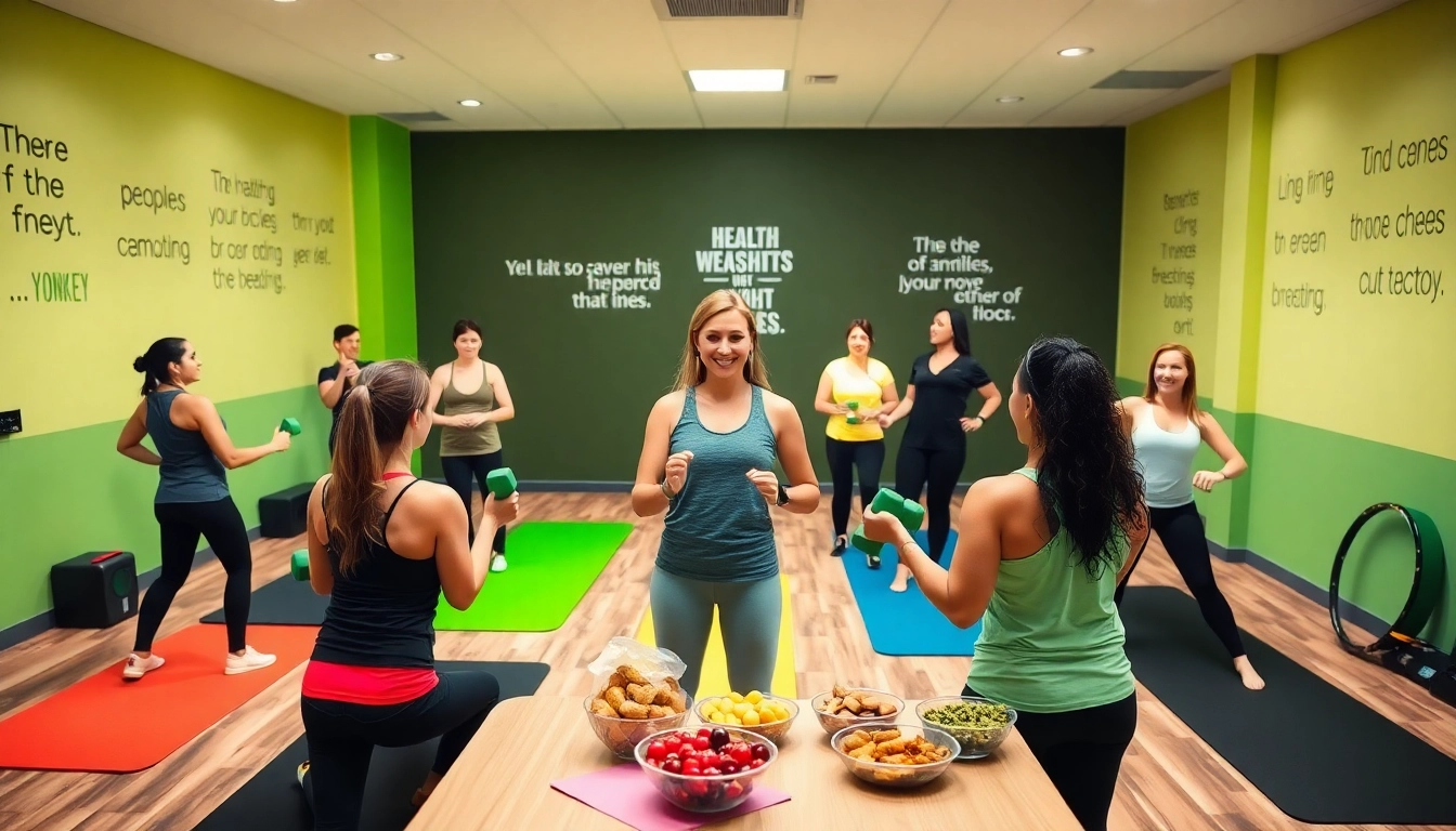 Group activities at a weight loss clinic las vegas nv promoting health and wellness.