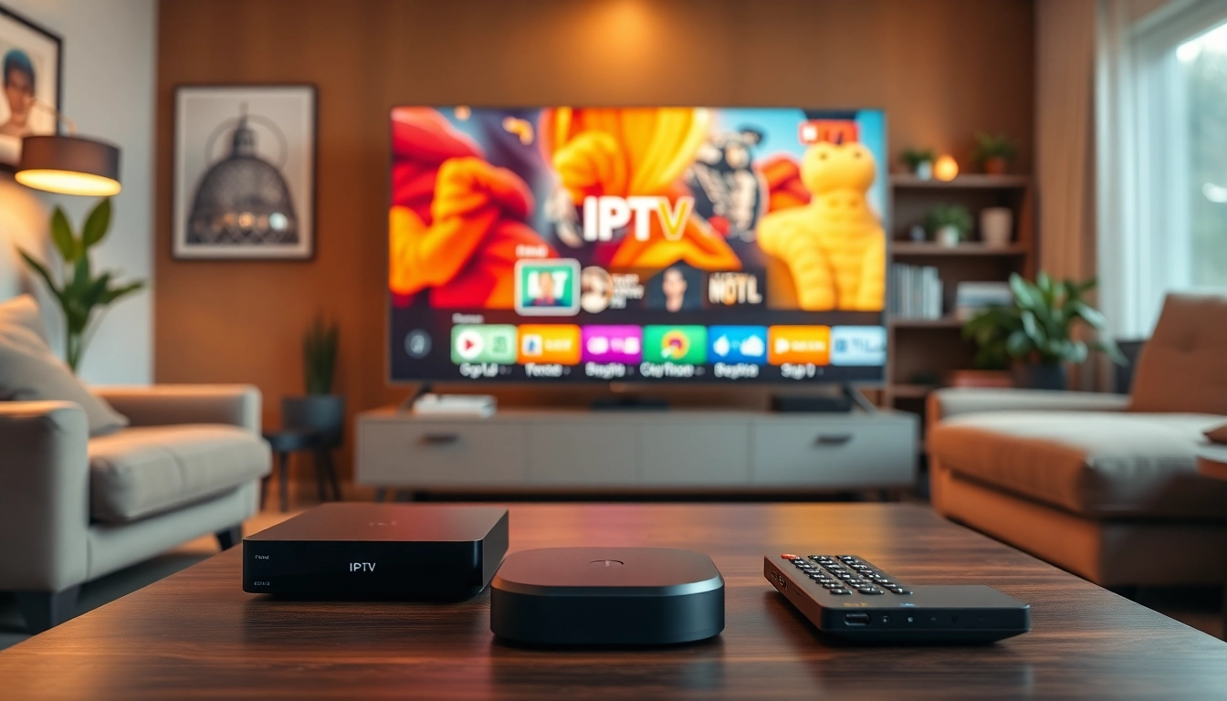 Disfruta de Comprar Listas IPTV en un ambiente acogedor con un TV moderno y dispositivos de streaming.